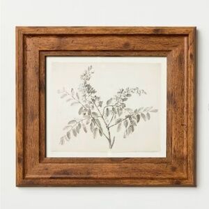 8"x9" Sketched Branches Wall Art Framed - Hearth & Hand with Magnolia